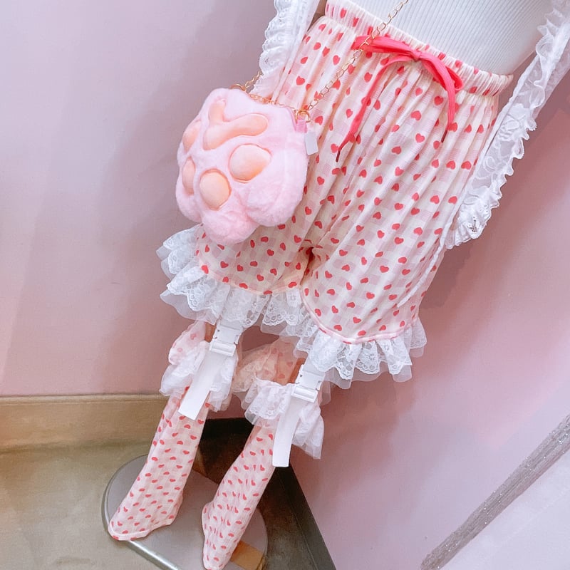 ♡チェックセパレートフリルパンツ | Romantic Standard