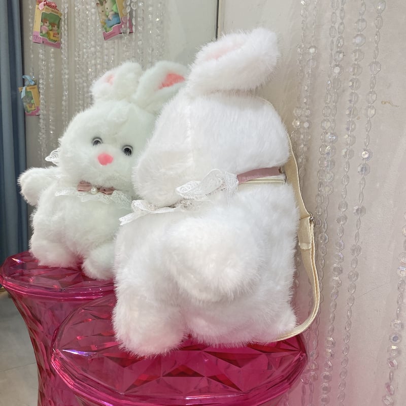 ふわふわ うさぎ&くま ぬいぐるみリュック | Romantic Standard