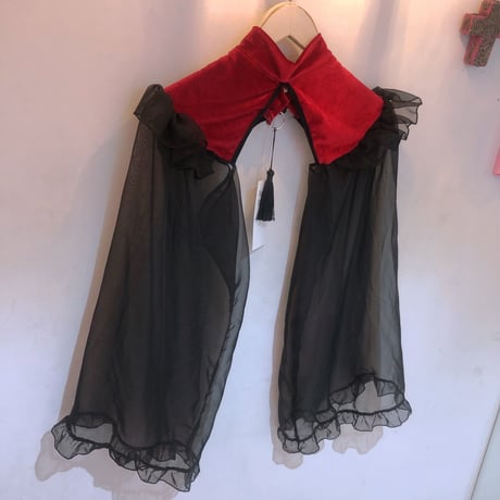 チャイナクロップドブラウス