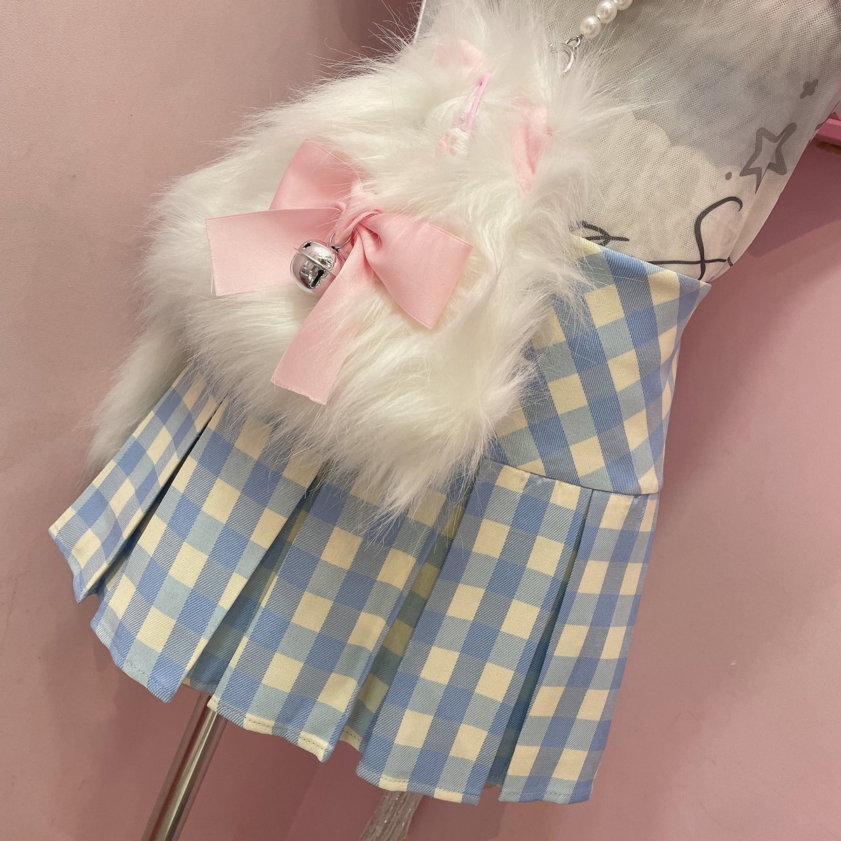 新品ベビーピンクキンガムチェックプリーツスカート♡★プリーツプリーズでは✖️ パステルギンガムチェックプリーツスカート | Romantic Standard