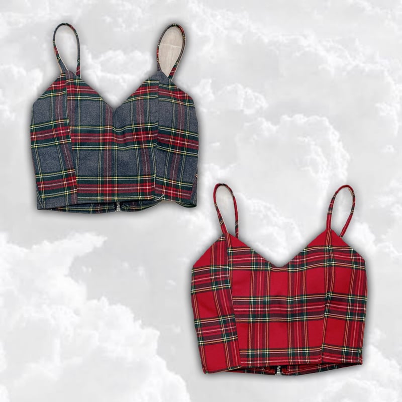 タータンチェックビスチェ | Romantic Standard ロマンティック  