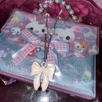 girly ribbon ネックレス