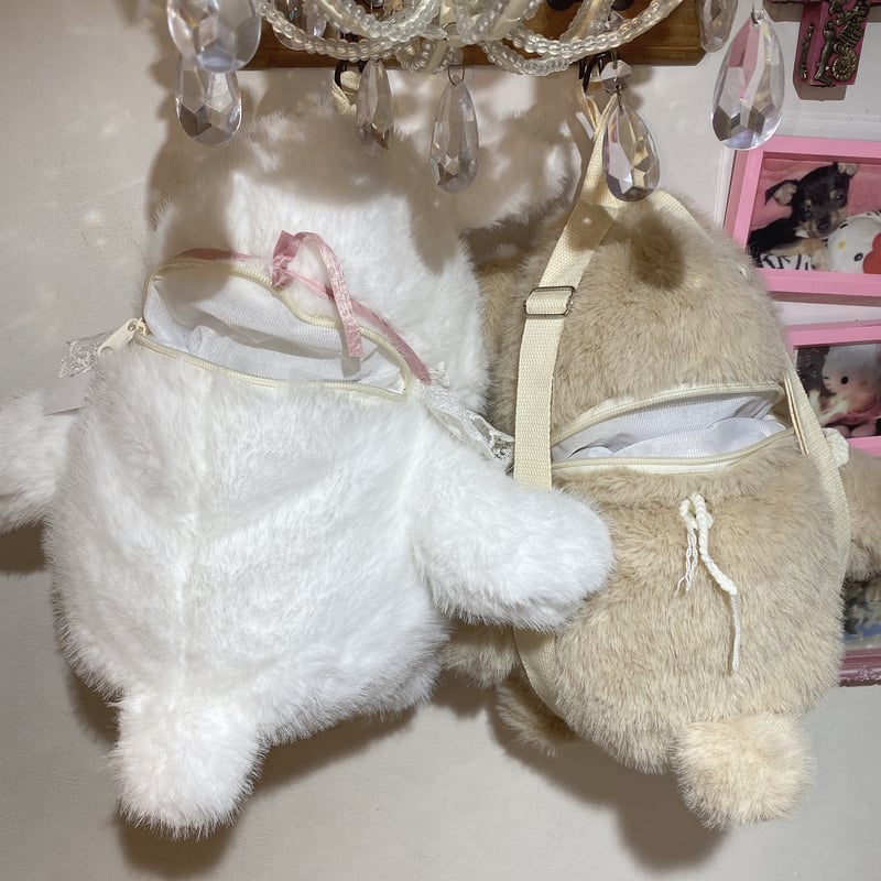 ふわふわ うさぎ&くま ぬいぐるみリュック | Romantic Standard