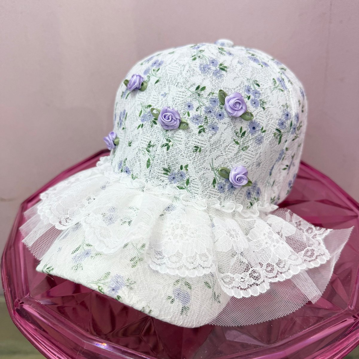 フラワーレースリメイクキャップ | Romantic Standard ロマンティック