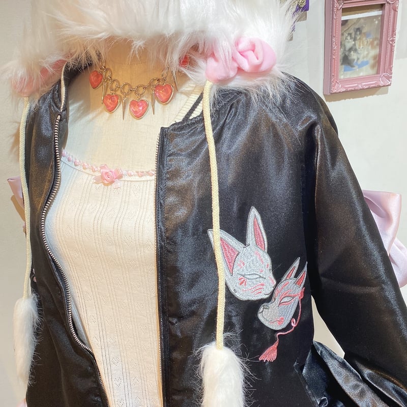 リボンスリーブ花魁スカジャン | Romantic Standard ロマンティック