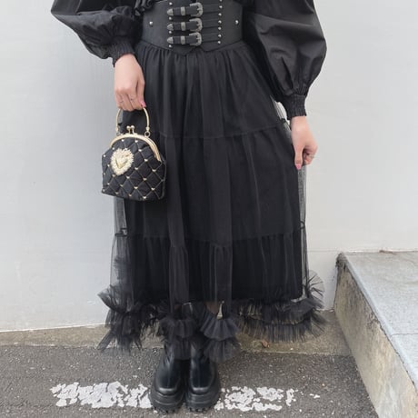ボリュームチュールスカート