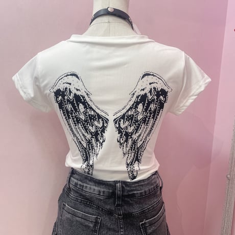 Rock Angel クロスTシャツ