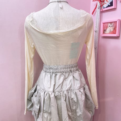 Roseレースオフショルカットソー
