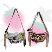 cute patchwork ショルダーバッグ