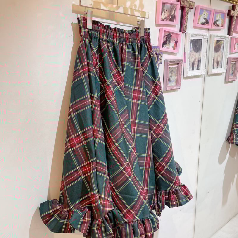 【美品】アメリヴィンテージ　スカート　ボリューム　ワイド　ベルト　アシンメトリー アシンメトリーボリュームフリルスカート | Romantic Standard