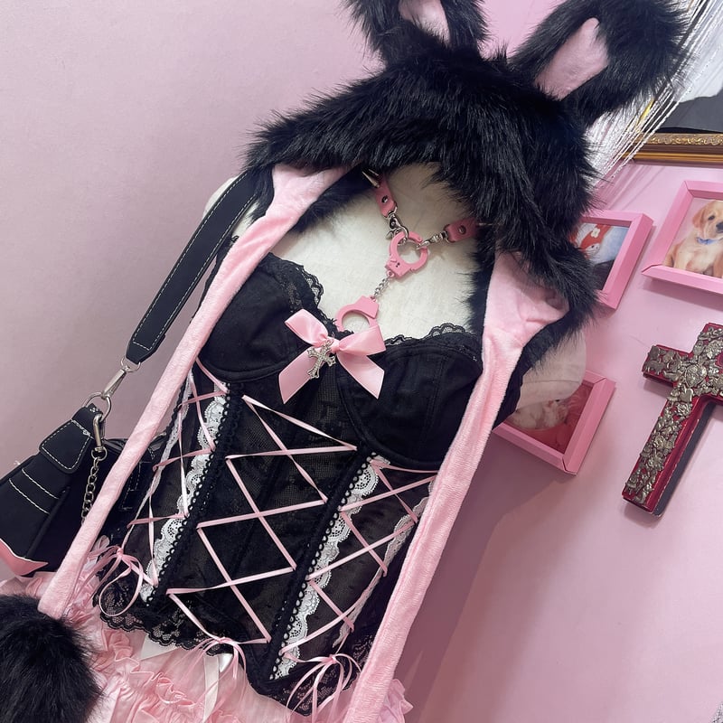 レースアップリボンシアービスチェ | Romantic Standard