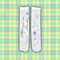 ロゴコラージュハイソックス