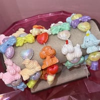 pretty わんちゃんビーズブレスレット