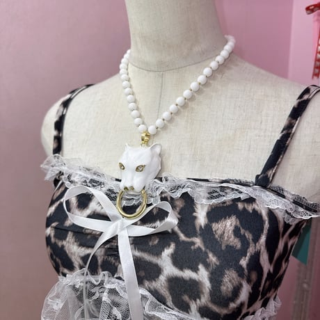 Big leopard ネックレス