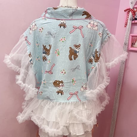バンビフリルチュールシャツ