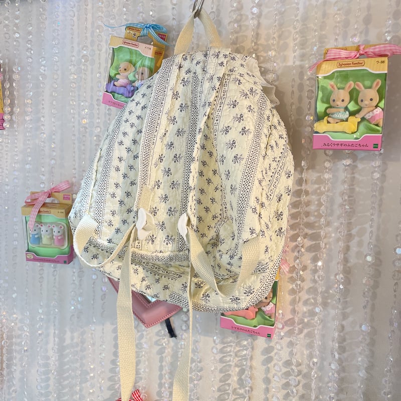 フラワーキルティングバックパック | Romantic Standard