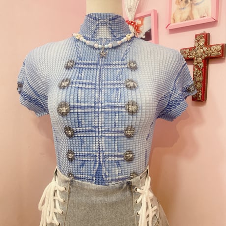 ナポレオンプリーツトップス