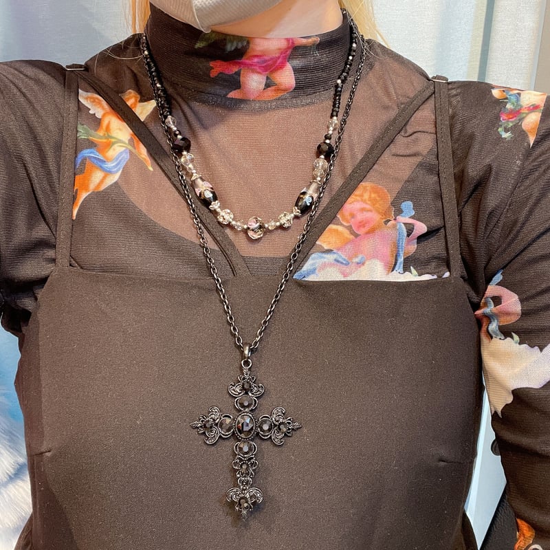 BIGゴシッククロスネックレス | Romantic Standard ロマンティック 