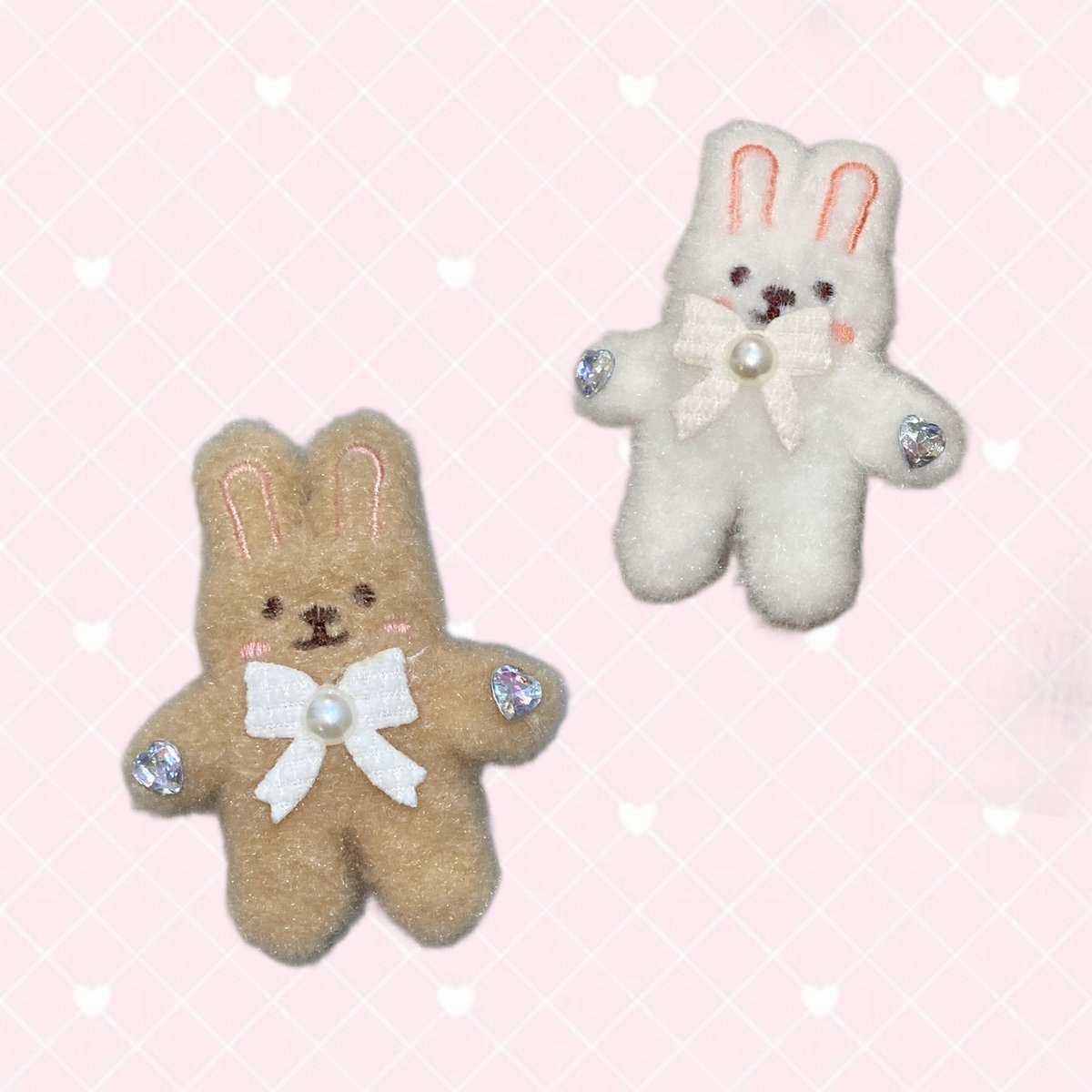 ふわふわうさぎヘアピン | Romantic Standard ロマンティック