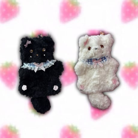 ふわふわねこちゃんポシェット