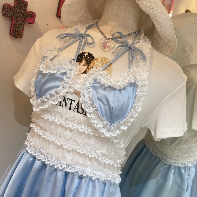 トールペイント作品　フリルプレート フリルプレート