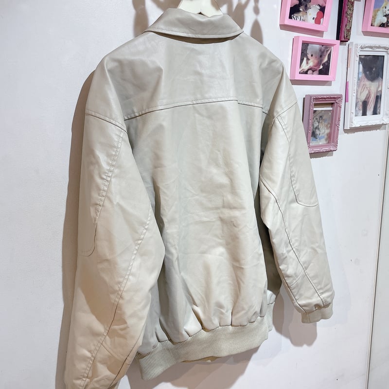 美品 チュウカタベタイ スタッズ レザー ジャケット XL mcqgkd0918-01.jpg
