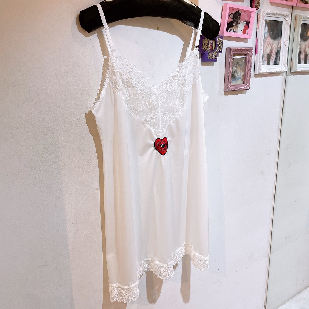♡Eye刺繍ランジェリーキャミワンピ | Romantic Standard