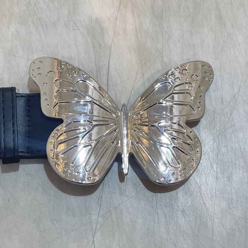 バタフライバックルレザーベルト | Romantic Standard ロマンティック