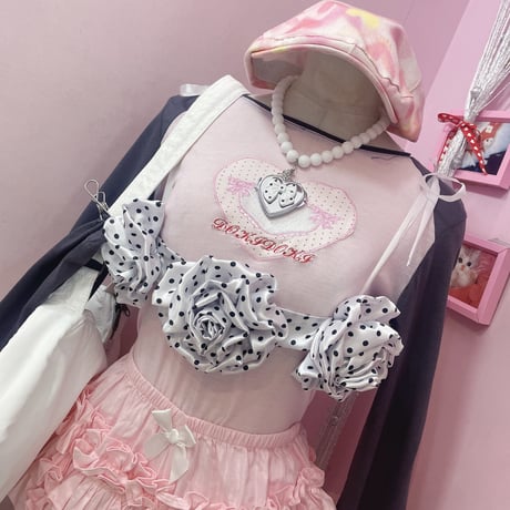 ドットRoseビスチェ