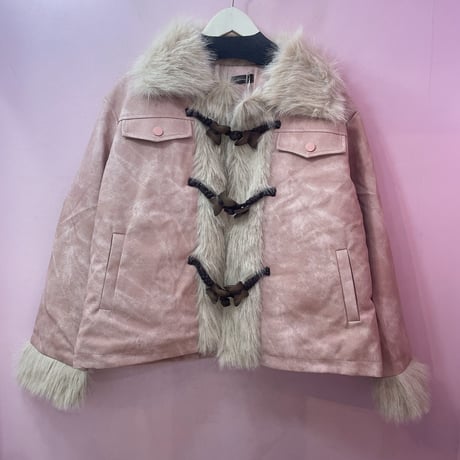 バタフライボタンPinky brownジャケット