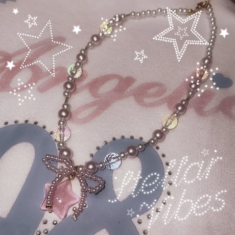 Twinkle⭐︎ビーズネックレス