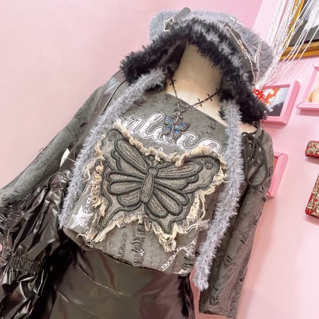 バタフライダメージT