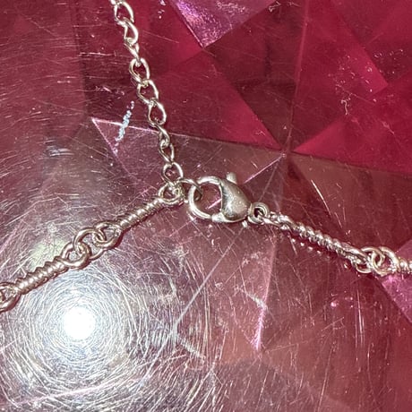 girly ribbon ネックレス
