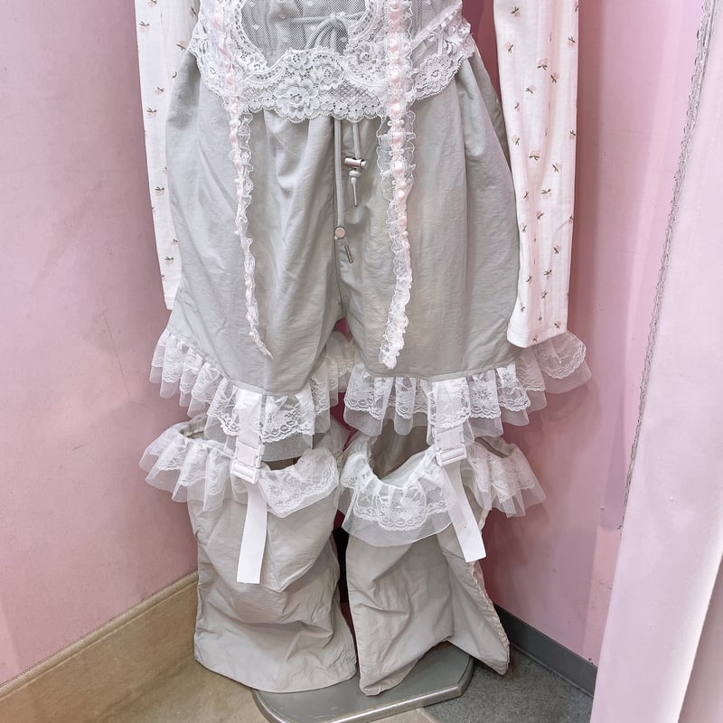 フリルレースナイロンセパレートパンツ | Romantic Standard