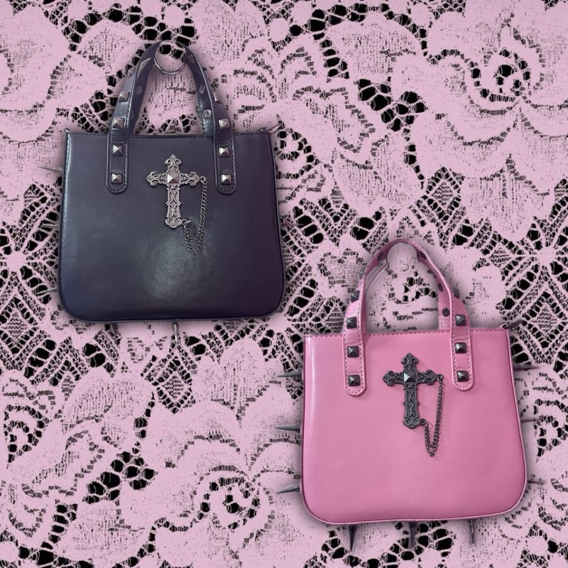 クロススタッズレザーバッグ | Romantic Standard ロマンティック