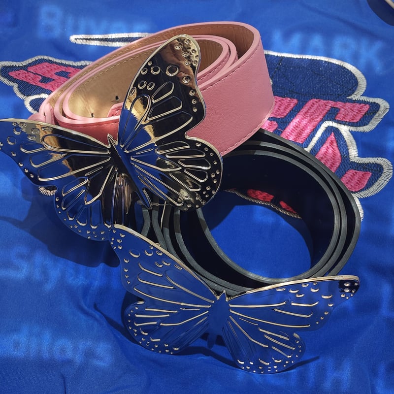 バタフライバックルレザーベルト | Romantic Standard ロマンティック