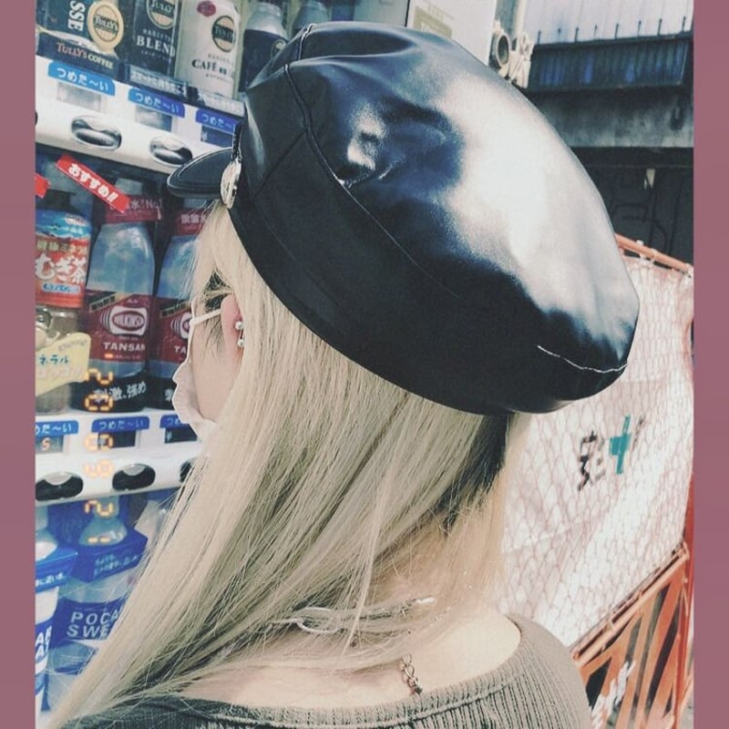 クロスレザーポリスキャップ | Romantic Standard ロマンティック