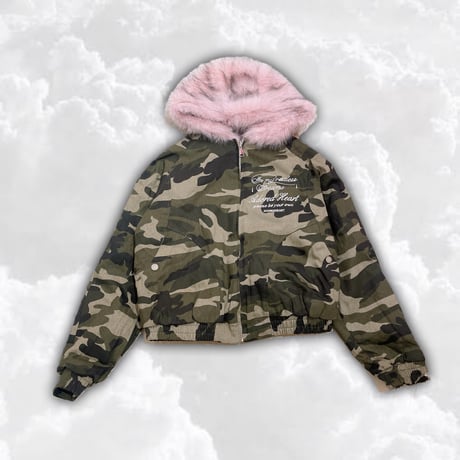 古着/used/ピンクフェイクファーコート （ヴィンテージ ブラック  