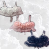 フラワーフリルチュールビスチェ