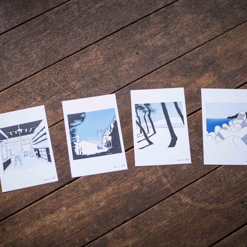 8月度ポストカード纏め売り4 NEW VIBES ポストカード3枚セット(共通2種/メンバーオリジナル