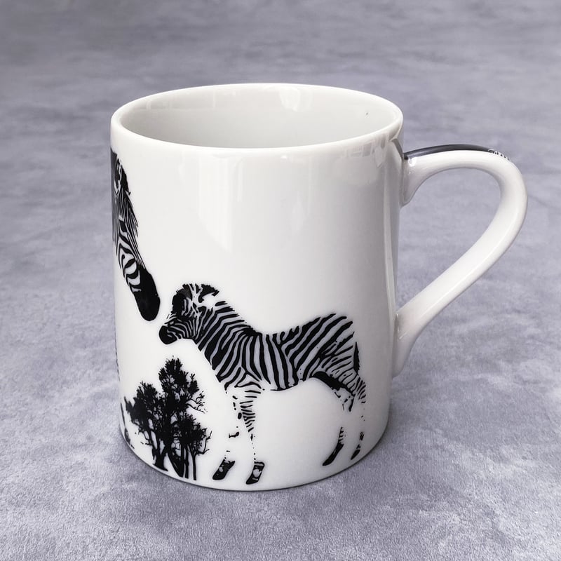 シマウママグカップ・プチプレート／セット【Zebra】 | カウリーホーム