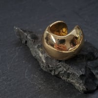 gold ball ear cuff