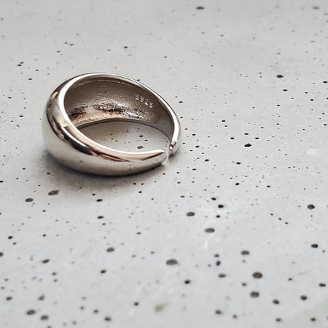 silver925 simple ring