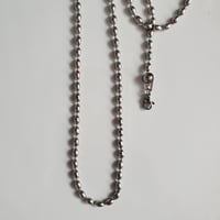 OVAL ballchain necklace -TUBUTUBU-