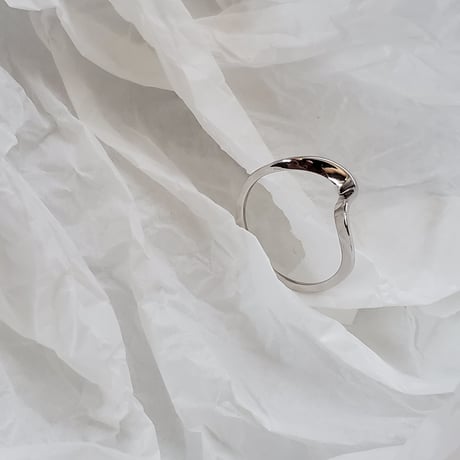silver925 wave ring
