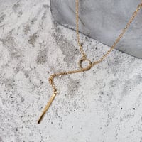 metalbar necklace