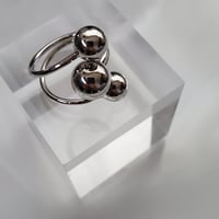 silver ball ring