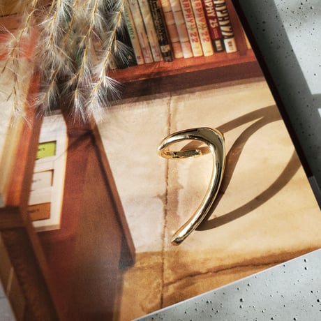 2finger gold ring