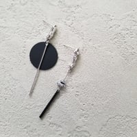 S925 silve×black asymmetry