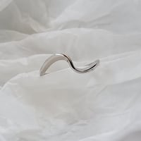silver925 wave ring